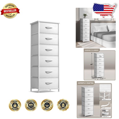Kids fabric dresser - 6, drawer