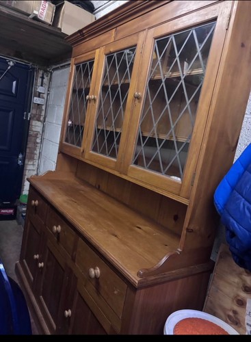 Solid pine welsh dresser - welsh, large