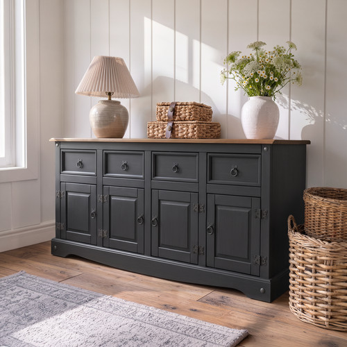 Corona sideboard charcoal - sideboard, 4